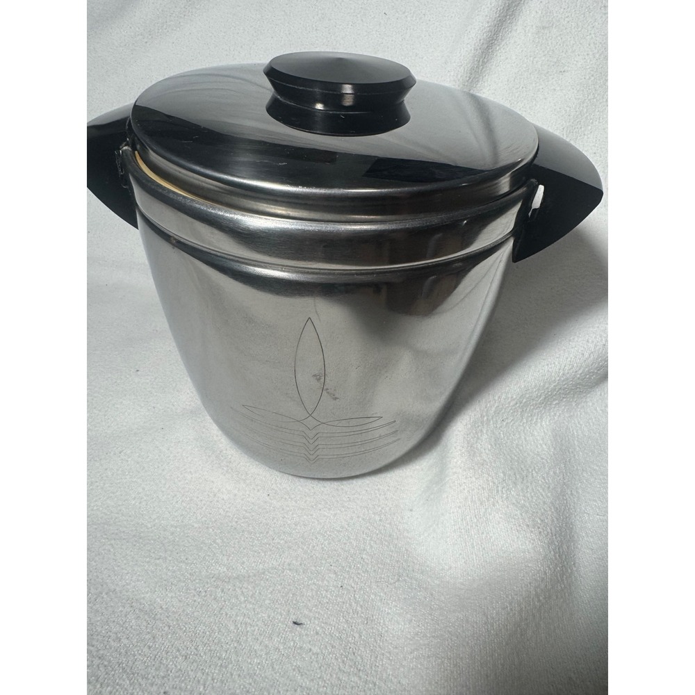 Vintage Stanley Landers Frary & Clark Stainless Steel Insulated Ice Bucket 9852